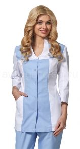 Блуза женская LL2102 (бел+гол) цена